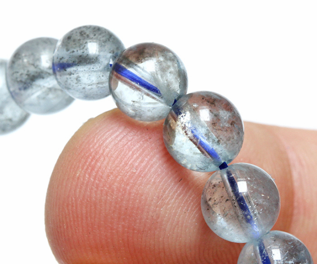 限定1個!スターアクアマリンの7mmUPブレスレット クリアタイプ