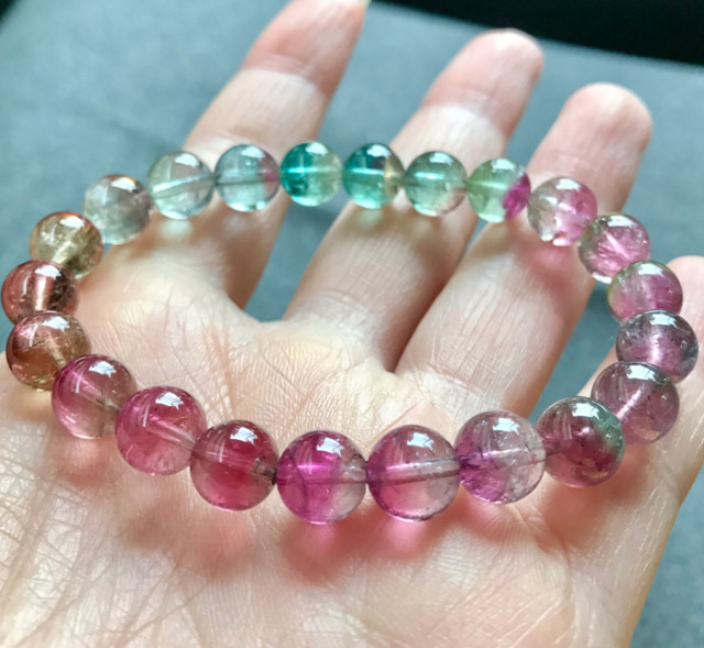 最高級!日本初☆グラデーションカラーのウォーターメロントルマリン  