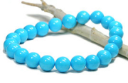 ラスト1個!宝石級!スリーピングビューティー産ターコイズ8mmブレスレット/EG/12【パワーストーン・天然石】