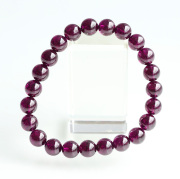 【伊勢浄化】[鑑別書付]最高品質!アルマンディンガーネットSAの約8mmブレスレット  No1   ise14_