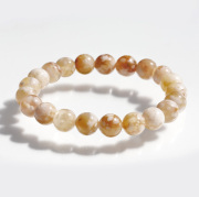 【伊勢浄化】桜瑪瑙の約9mmブレスレット　 [7] 　ise18　　re　