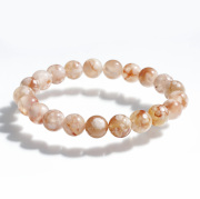 【伊勢浄化】桜瑪瑙の約9mmブレスレット　 [8] 　ise18　　　　re　