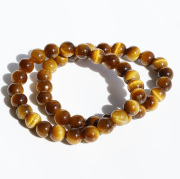 伊勢!黄金タイガーアイの8mmブレスレット　　　rei-21　iseall