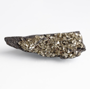 限定!ブラジル産シュンガイトwithパイライトの原石　31.5×78.8mm 　【2】