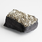 限定!ブラジル産シュンガイトwithパイライトの原石　34×50.6mm   　【4】