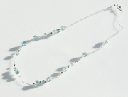 限定!アフガニスタン産　ブルー・グリーントルマリンのK18WGネックレス 　　　susa2 rei2 sale