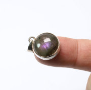 珍品!パープルラブラドライトのペンダントトップ    No.1　   【天然石・パワーストーン】