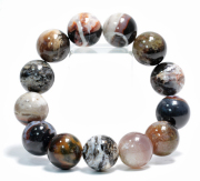 【証明書付】1年半ぶり入荷!スレイマンアゲートAAAの16ｍｍブレスレット　　4　　  【天然石・パワーストーン】