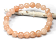 限定!激安!アゾゼオ サチャロカローズアゼツライトの8mmフルブレスレット　【ディレクトリカード/H&E保証書付き】/H&E【パワーストーン/天然石】　earth