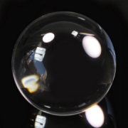 【ミニ鑑別書付】限定!ブラジル産水晶のロッククリスタル18mm丸玉/4月   【天然石・パワーストーン】