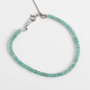 【伊勢】　赤字特価！コロンビア産エメラルドのブレスレット　　　　/5月　