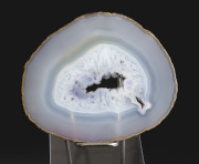 限定！ブラジル産イリスアゲートのスライス　　No.2　　115×98mm　　　【天然石・パワーストーン】　　