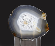 限定！ブラジル産イリスアゲートのスライス　　No.4　　105×90mm　　　【天然石・パワーストーン】　　