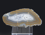 限定！ブラジル産イリスアゲートのスライス　　No.6　　135×60mm　　　【天然石・パワーストーン】　　