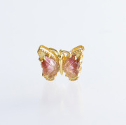 伊勢!トルマリンのバタフライチャーム　   ise2024   reiseki