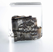 限定!アリゾナ・ピーターサイト（シルキーサーペンティン）のスライス　 　No3  　41×37mm