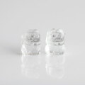 新春！伊勢浄化！招き猫のミニピアス 豆サイズ　【水晶・右手】　ise2023
