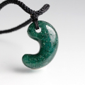 限定!グリーンアベンチュリンのSAの勾玉ペンダント[No.15]　susa2 rei2 sale