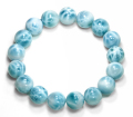 限定!鑑別書付!極上!スーパーブルーラリマーAAAAAの12.5mmブレスレット 【天然石・パワーストーン】