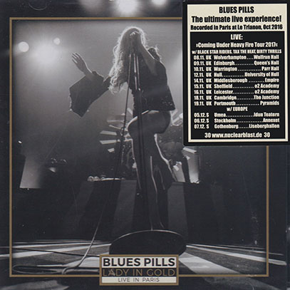 BLUES PILLS/Lady In Gold: Live In Paris(2CD) (2017/Live