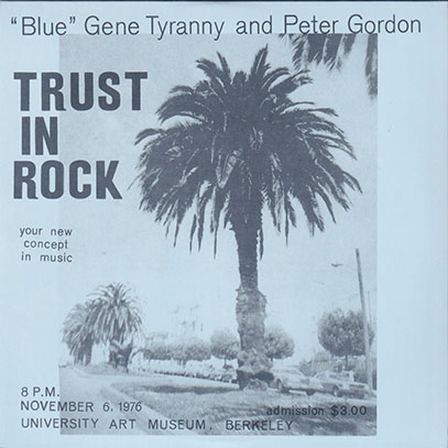 "BLUE" GENE TYRANNY & PETER GORDON/Trust In Rock(2CD) (1976/Live) (ブルー・ジーン・ティラニー＆ピーター・ゴードン/USA)