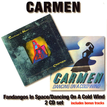 CARMEN/Fandangos In Space + Dancing On A Cold Wind (1973+74/1+2th) (カルメン/UK,USA)