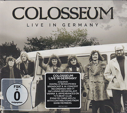 COLOSSEUM/Live In Germany(2CD+DVD) (1969-71/Live) (コロシアム/UK)