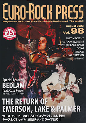 EURO-ROCK PRESS(ユーロ・ロック・プレス)/Vol.98 (2023/8月号/音楽雑誌)