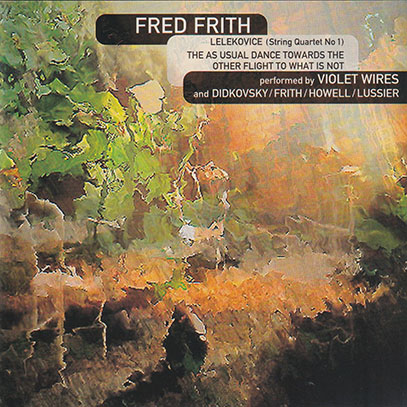 FRED FRITH/Quartets(Used CD) (1994/8th) (フレッド・フリス/UK)