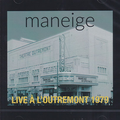 MANEIGE/Live A L'Outremont 1979 (1979/Live) (マネイジュ/Canada)