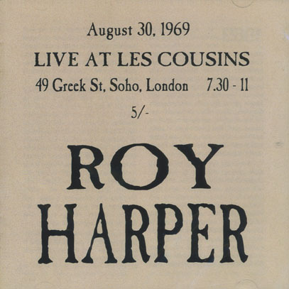ROY HARPER/Live At Les Cousins: August 30 1969(2CD) (1969/Live