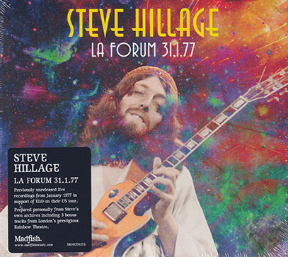 STEVE HILLAGE/LA Forum 31.1.77 (1977/Live) (スティーヴ・ヒレッジ/UK)
