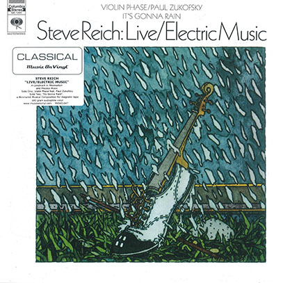 STEVE REICH/Live/Electric Music(LP) (1968/1st) (スティーヴ・ライヒ 