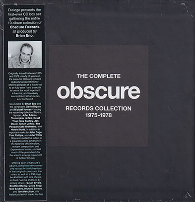 V.A.(BRIAN ENO,GAVIN BRYARS,JOHN CAGE,MICHAEL NYMAN,etc)/Complete Obscure Records Collection 1975-1978(10CD Box) (イーノ,etc)