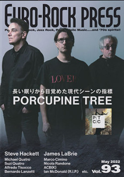 EURO-ROCK PRESS(ユーロ・ロック・プレス)/Vol.93 (2022/5月号/音楽雑誌)