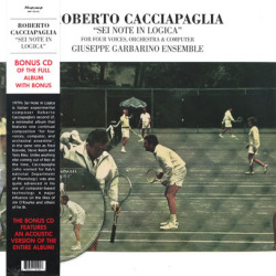 ROBERTO CACCIAPAGLIA/Sei Note In Logica(LP+CD) (1979/2nd) (ロベルト・カッチャパーリア/Italy)