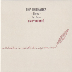 THE UNTHANKS/Lines: Part Three-Emily Bronte (2018/8th-1/3) (ジ・オンタンクス/UK)