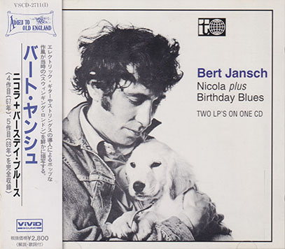 BERT JANSCH/Nicola+Birthday Blues(ニコラ+バースデイ・ブルース)(Used CD) (1967+68/4+5th) (バート・ヤンシュ/UK) BERT JANSCH/Nicola+Birthday Blues(ニコラ+バースデイ・ブルース)(Used CD) (1967+68/4+5th) (バート・ヤンシュ/UK)