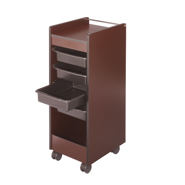 【代引き不可商品】【サロン必須アイテム】木製収納ワゴン　Ｃ－３１８【プロユース】【人気】【多機能】【高級感】