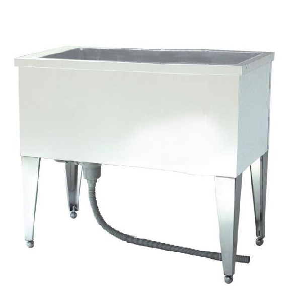 ドッグバス　DX-1200　 トラップ付　（W1200×D550×H955～985mm）　送料-<C>