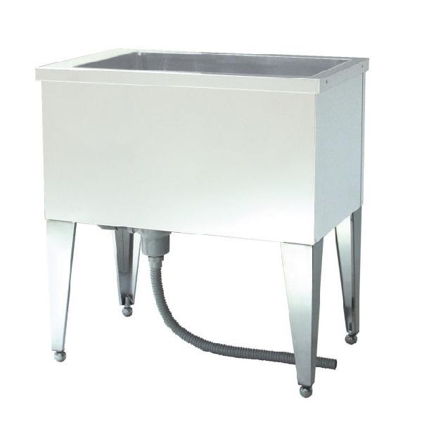 ドッグバス　DX-900 トラップ付　（W900×D550×H955～985mm）　送料-<C>