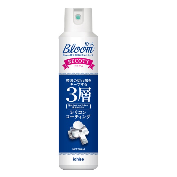 【バリカン替刃用お手入れムース】Ｂｌｏｏｍ替刃専用お手入れムース　ＢＥＣＯＴＹ　240ml【プロ御用達】【サロン必須】【切れ味を維持】