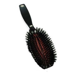 ＜国産＞GROOMER獣毛ブラシ(豚毛：ノーマル)柄付　NO.２１２　送料－＜Ａ＞