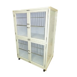 ＜業務用犬舎＞　ペットマンション二段タイプHW－８００ＧＮ－２