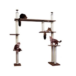 【大型キャットタワー】ブリッジタワーＢ２－ＤＸ　[天井高2300mm～2500mmHまで対応]　代引き不可商品【大好評】】【長年使用可能】【頑丈】【プロ仕様】【ブリーダー推奨キャットタワー】