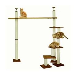 【大型キャットタワー】階段ブリッジタワーＢ１－ＤＸ　[天井高2300mm～2500mmHまで対応]　代引き不可商品【大好評】】【長年使用可能】【頑丈】【プロ仕様】【ブリーダー推奨キャットタワー】