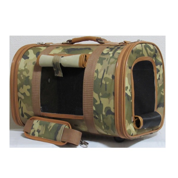 犬・猫用キャリーバッグ】サイドメッシュウインドウ付ペットバッグ