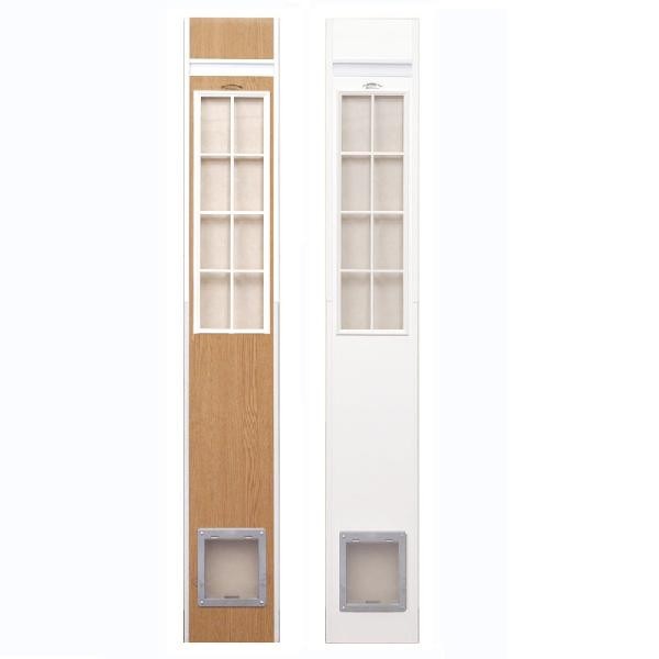 国産工事不要サッシ取付用パネルキャットドアSブラウン 猫ドア おそ 