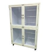 ＜業務用犬舎＞　ペットマンション二段タイプHW－８００G－２
