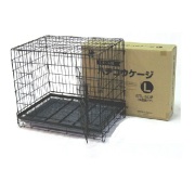 ＜ペットケージ＞　ハチコウケージ　スチール製　Ｌ－ＳＯＰ（サイドオープン）　長面扉　（W780×Ｄ550×Ｈ680mm）　送料-<Ｂ>